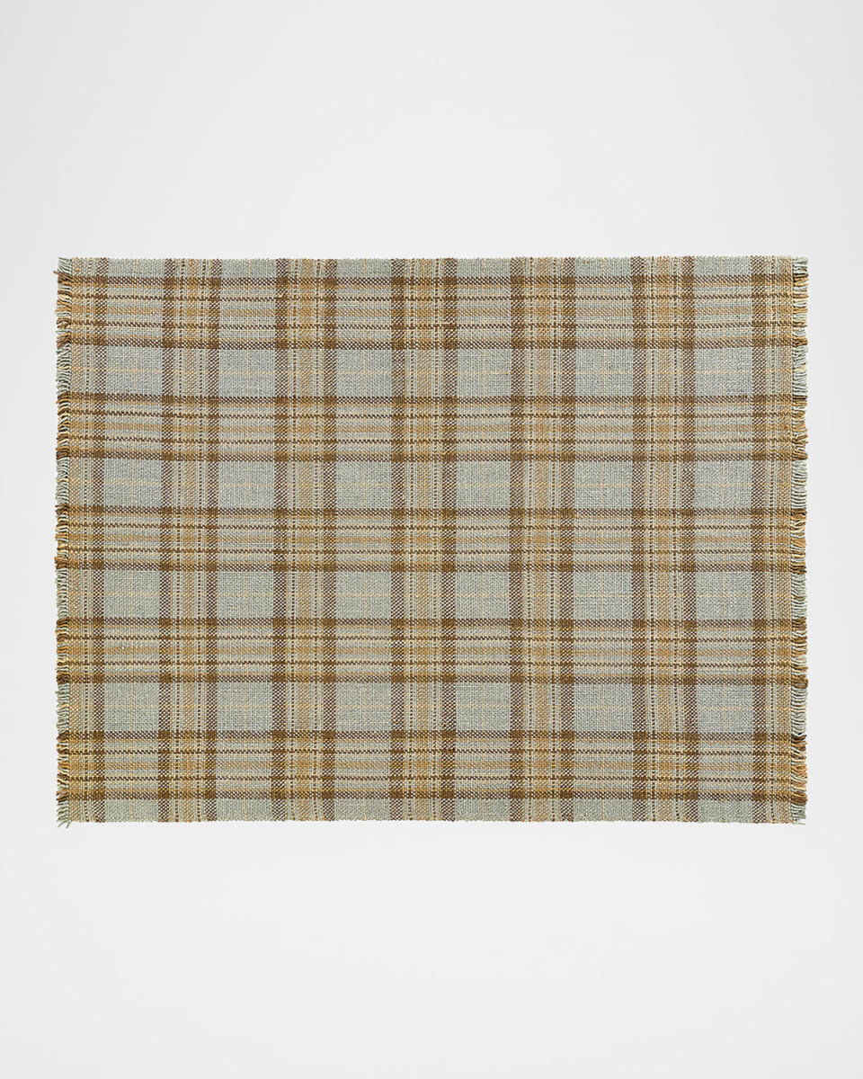 Field Study Woven Tartan Rug, 8' x 10'